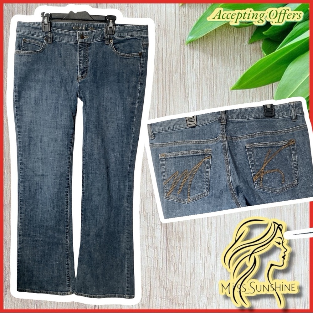 Michael Kors - Sz 12 x 32 length - light bootcut jeans denim quality